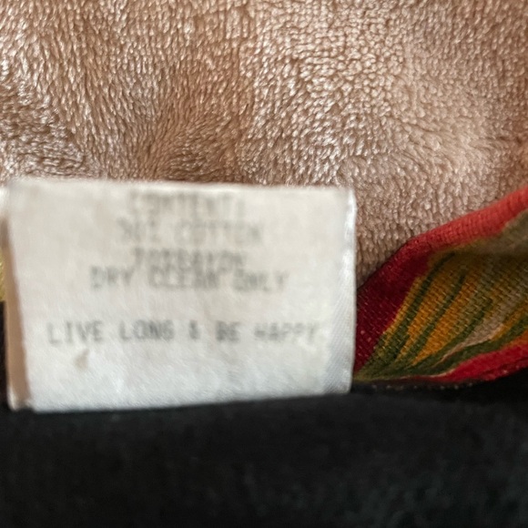 Women’s Black Floral Pattern Blazer Size Medium - Picture 4 of 6